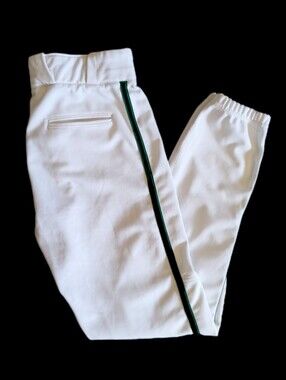 🖤💚 Wilson Custom Color Baseball Pants Mens Medium Athletic White Black Green